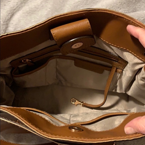 Michael Kors Cognac Hamilton Tote - Picture 4 of 7
